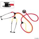 Schwestern-Lehr-Stethoskop Duo, rot-gelb