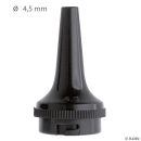 Dauer-Ohrtrichter schwarz, Ø 4,5 mm (3 Stck.)