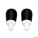 Ohroliven schwarz, innen Ø 5,5 mm, drehbar (10 Stck.)