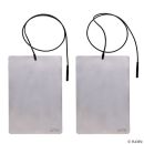 Elektroden-Platten inkl. Kabel (2 Stck.)