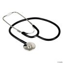 Single Stethoskop, Aluminium, schwarz 0