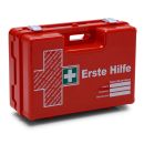 Erste-Hilfe-Koffer SAN orange, Inhalt nach DIN 13157:2021-11