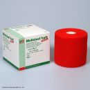 Mollelast haft color latexfrei Fixierbinde rot