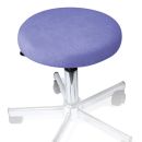 Hockerbezug Frottee viola für Hocker 40 bis 45 cm Ø