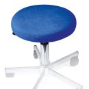 Hockerbezug Frottee royalblau für Hocker 40 bis 45 cm Ø