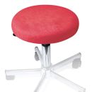 Hockerbezug Frottee bordeaux für Hocker 40 bis 45 cm Ø