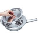 Stechbecken mit Flachgriff und Deckel für Erwachsene -Standard-