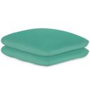 Kissenbezüge Frottee jade, 40 x 40 cm, mit Reißverschluss (2 Stck.)