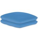 Kissenbezüge Frottee aqua, 40 x 40 cm, mit Reißverschluss (2 Stck.)