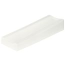 Injektionskissen Gabi 45 x 15 x 8/4 cm PVC-Bezug elfenbeinweiß