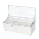 Desinfektionswanne 1 Ltr. mit Siebkorb und Klarsichtdeckel