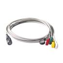 EKG-Komplettkabel mit Druckknopf für Customed Custoport 3. Generation