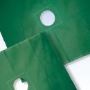 Abdecktuch 40 x 40 cm forstgrün 100 % Baumwolle mit Loch Ø 7 cm