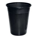 Mundspül- / Laborbecher 180 ml schwarz (100 Stck.)