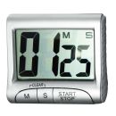 Digital Timer mit großem Display silber
