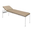 Untersuchungsliege ratiomed lichtgrau, lackiert inkl. Rollenhalter