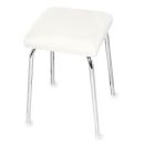 Stapelhocker ratiomed mit viereckigem Polstersitz weiß