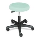 Rollhocker ratiomed pastelmint, mit schwarzem Kunststofffußkreuz