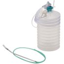 QUICKY-Saugflasche 500 ml, Ch.10, steril m. Drain