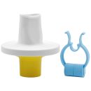 MADA 83-B Bakterien- und Virenfilter gelb mit Schaumstoff-Nasenklemme