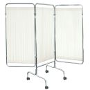 Wandschirm 3-flügelig, fahrbar Farbe: weiß/weiß/weiß