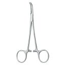Präparierklemme nach Mixter-Baby, gebogen