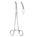 Klemme nach Schnidt, leicht gebogen, 19 cm