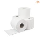 Toilettenpapier 3-lagig, weiß, Tissue, mit Dekorprägung (8 x 8 Rl.)