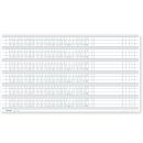 Alphabetleistenaufkleber DIN A4 aus unzerreißbarer PP-Folie (100 Stck.)