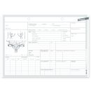 Diagnosekarten DIN A5 quer Typ Gynäkologie (500 Stck.)