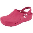 mediPlogs OP-Schuhe mit Fersenriemen fuchsia