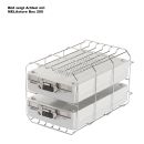 Halterung D für 2 hohe Kassetten z. B. MELAstore Box 200 und