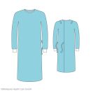 OP-Mäntel Standard L-L 131cm (20 Stck.) mit 2 Handtüchern und Einschlagtuch