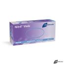 Nitril Viola U.-Handschuhe PF, latexfrei unsteril