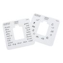 Fixationskarten für BETA 200 LED Skiaskop