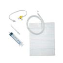 Pleurofix Nr. 1 Besteck zur Pleurapunktion mit Discofix Dreiwegehahn