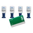 Plum Augenspüllösung ph Neutral 4 x 200ml (4752) u. 1 x QuickFix