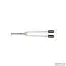 Stimmgabel c 128 Hz, Stahl, mit Dämpfern