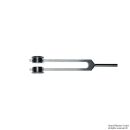 Stimmgabel c 128 Hz, Aluminium, mit Dämpfern