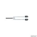 Stimmgabel c-1 256 Hz, Aluminium, mit Dämpfern