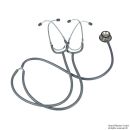duplex Lehrstethoskop schiefergrau, aus rostfreiem Stahl
