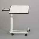 Beistell-Tisch Comfort, weiß, mit Seitenplatte