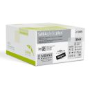 SABAglyde plus 5-0=1 violett monofil Nahtmaterial Fadenlänge 45 cm (24 Stck.)