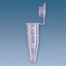 PP-Reaktionsgefäße 1,5 ml m. anhängendem PP-Stopfen