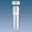 Mikro-PP-Röhrchen 2 ml, mit beiliegendem Schraubverschluss (500Stck)