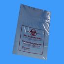 Vernichtungsbeutel 780 x 600 mm aus Polypropylen m. Biohazard Druck (50 Btl)