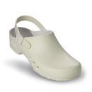 antist. ChiroClogs Professional mit Fersenriemen weiß
