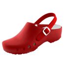 antist. ChiroClogs Classic mit Fersenriemen rot