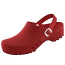 antist. ChiroClogs Special mit Fersenriemen rot