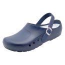 OrthoClogs mit Fersenriemen blau